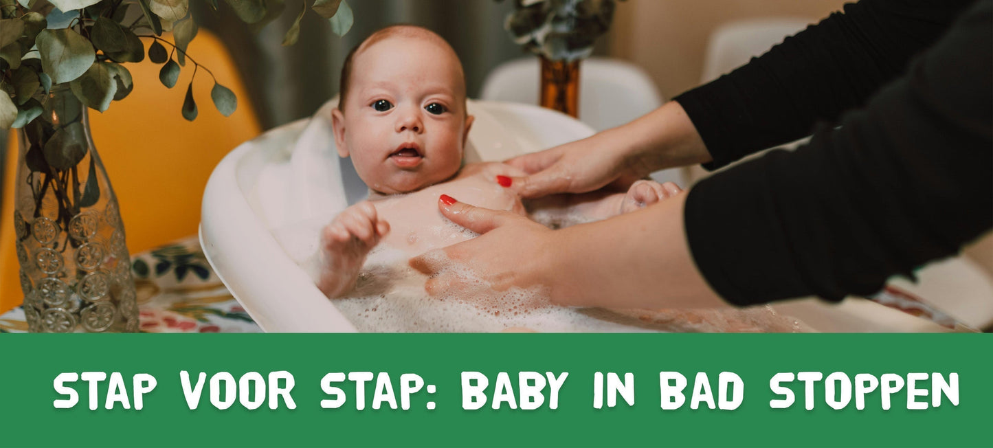 Stap voor stap: je baby veilig en zacht in bad doen - Happy Earth