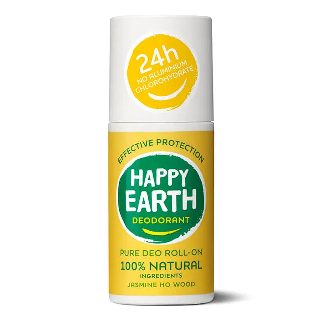 Natuurlijke Deodorant Roller Jasmine Ho Wood Happy Earth
