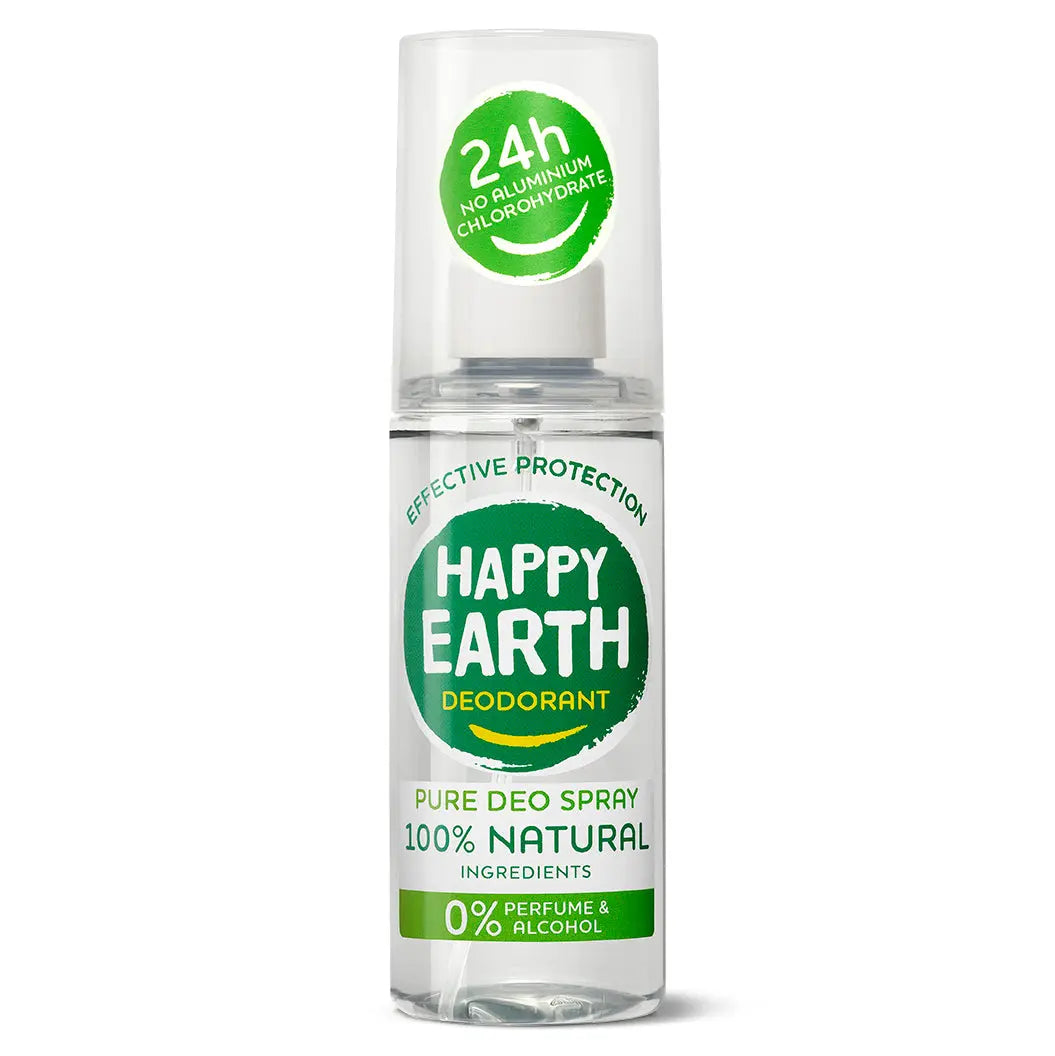 Natuurlijke Deodorant Spray Unscented Happy Earth