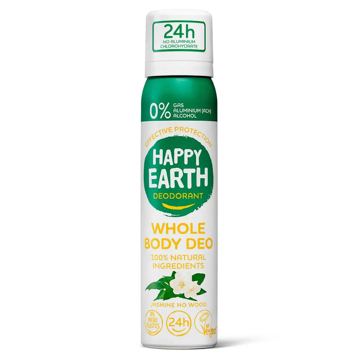 Whole Body Deo Spray Jasmine Ho Wood Happy Earth