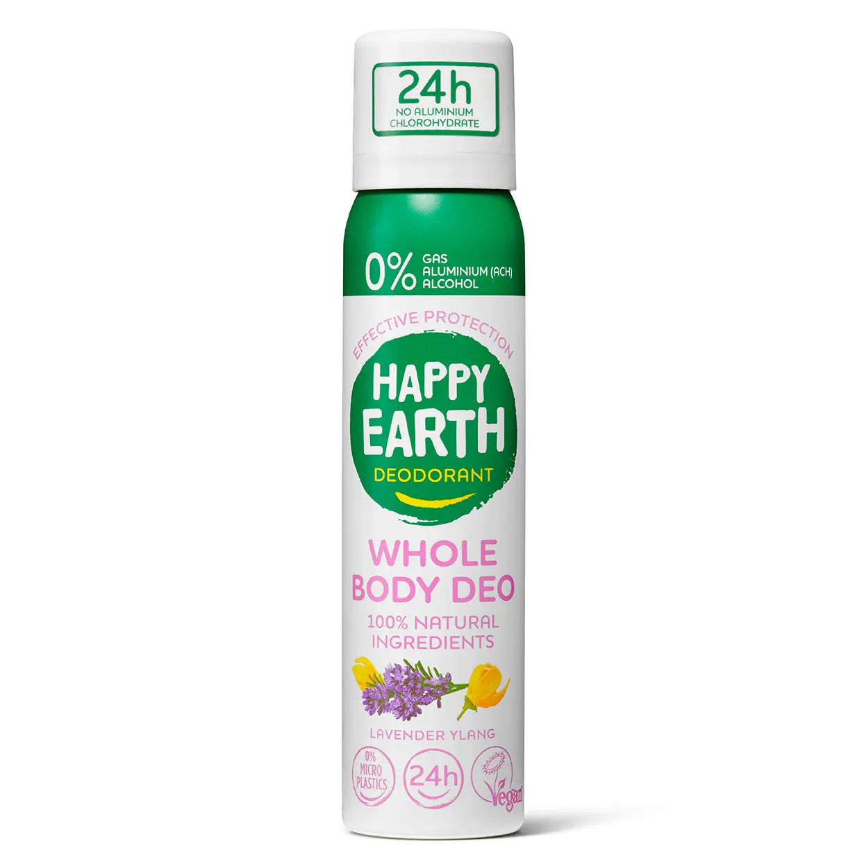 Whole Body Deo Spray Lavender Ylang Happy Earth